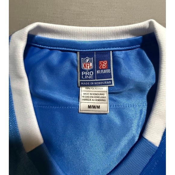 San Diego Chargers NFL Pro Line Jersey Womens Medium Blue Blank Short Sleeve. - Picture 7 of 12